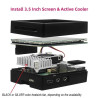 KIT-4E(256)  Raspberry Pi 5 (4GB RAM) KIT LCD 3.5 Inch MicroSD 256GB - Complete SET SIAP PAKAI